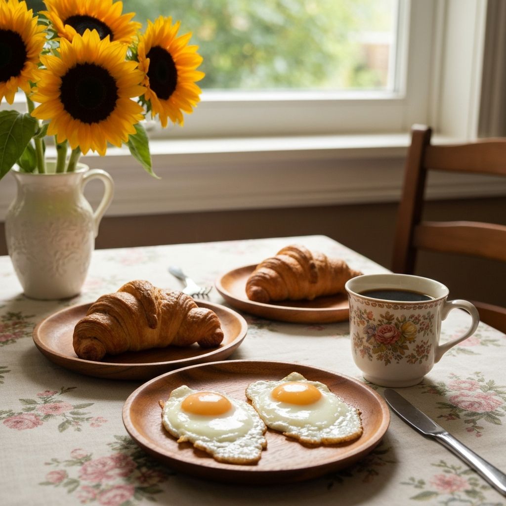 Morgendliche Mahlzeit