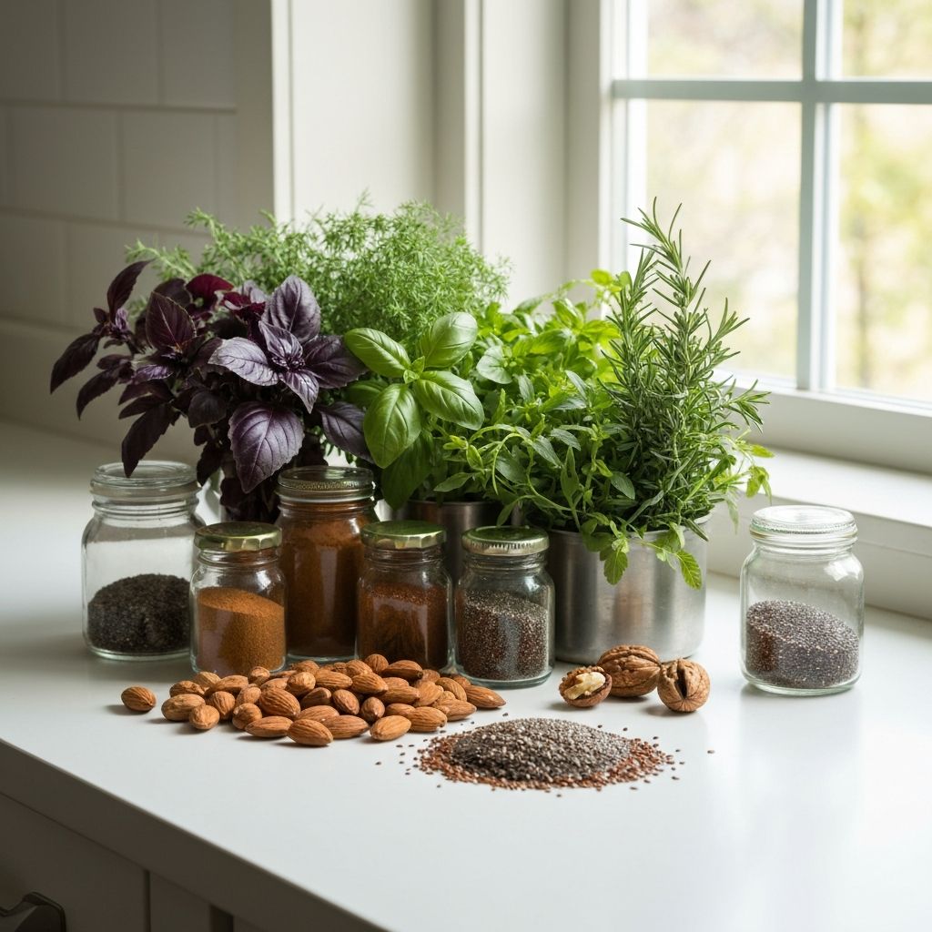 Natürliche Zutaten in der Küche